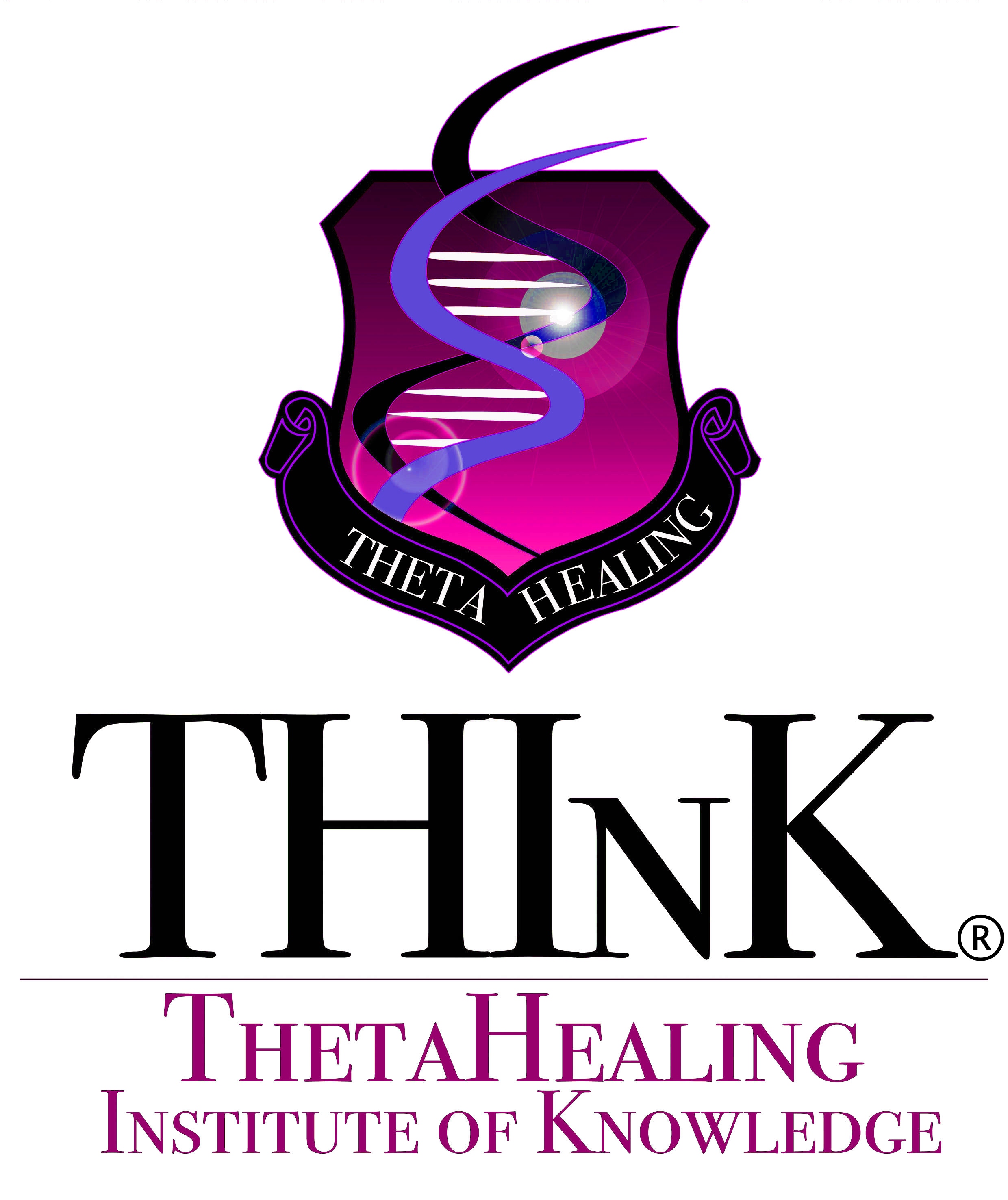 Purple and Pink logo